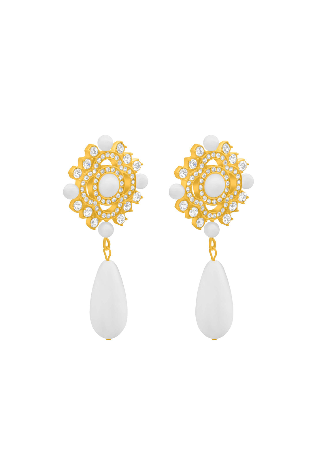 Perla Melodija Drop Stud Earring Set