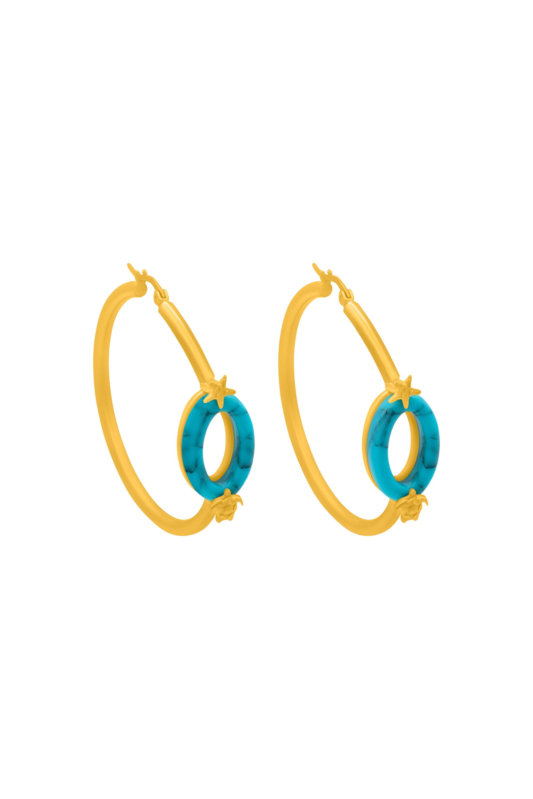 Ġnejna Bay Hoop Earring Set
