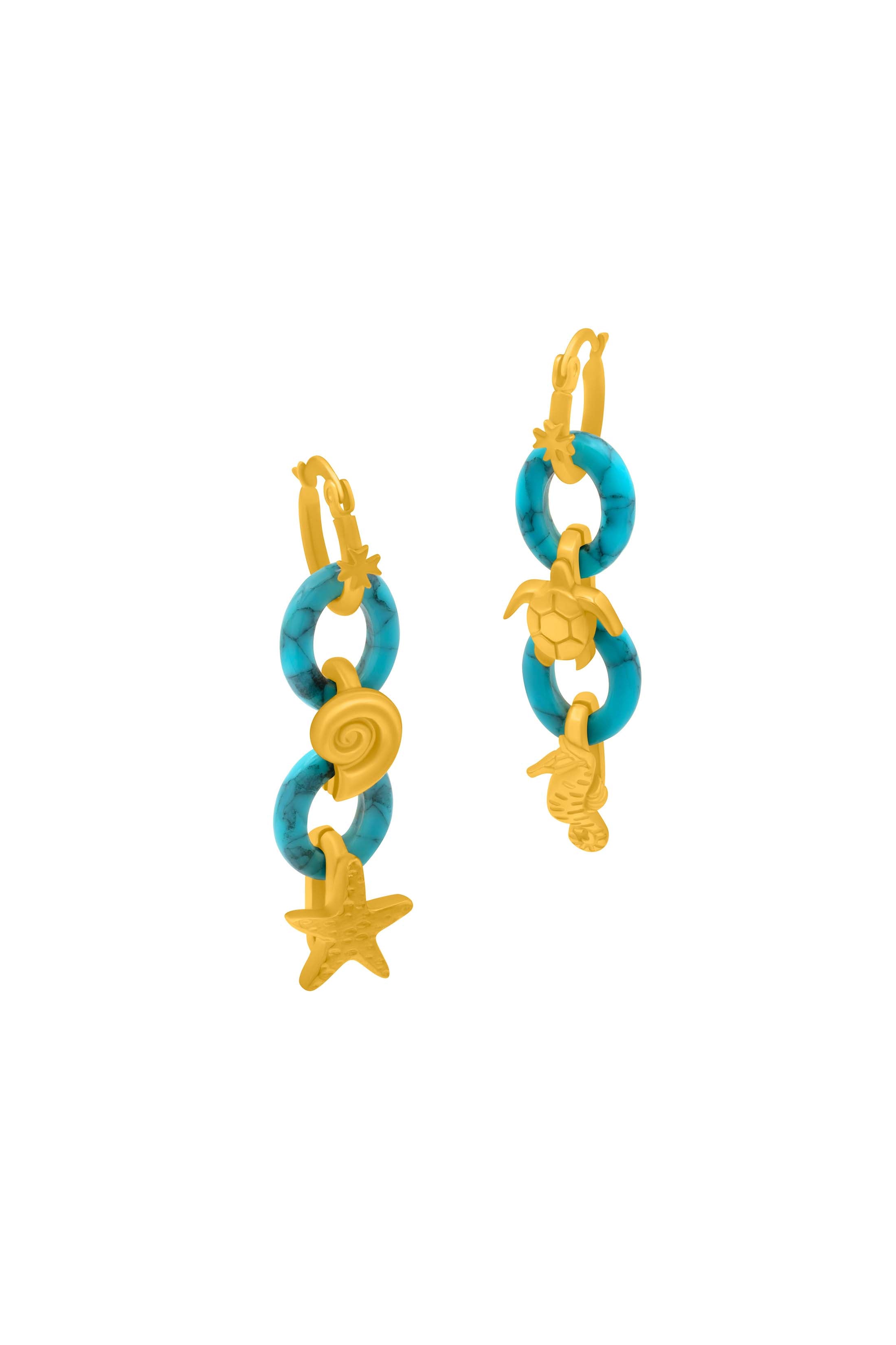 Ġnejna Bay Drop Stud Earring Set