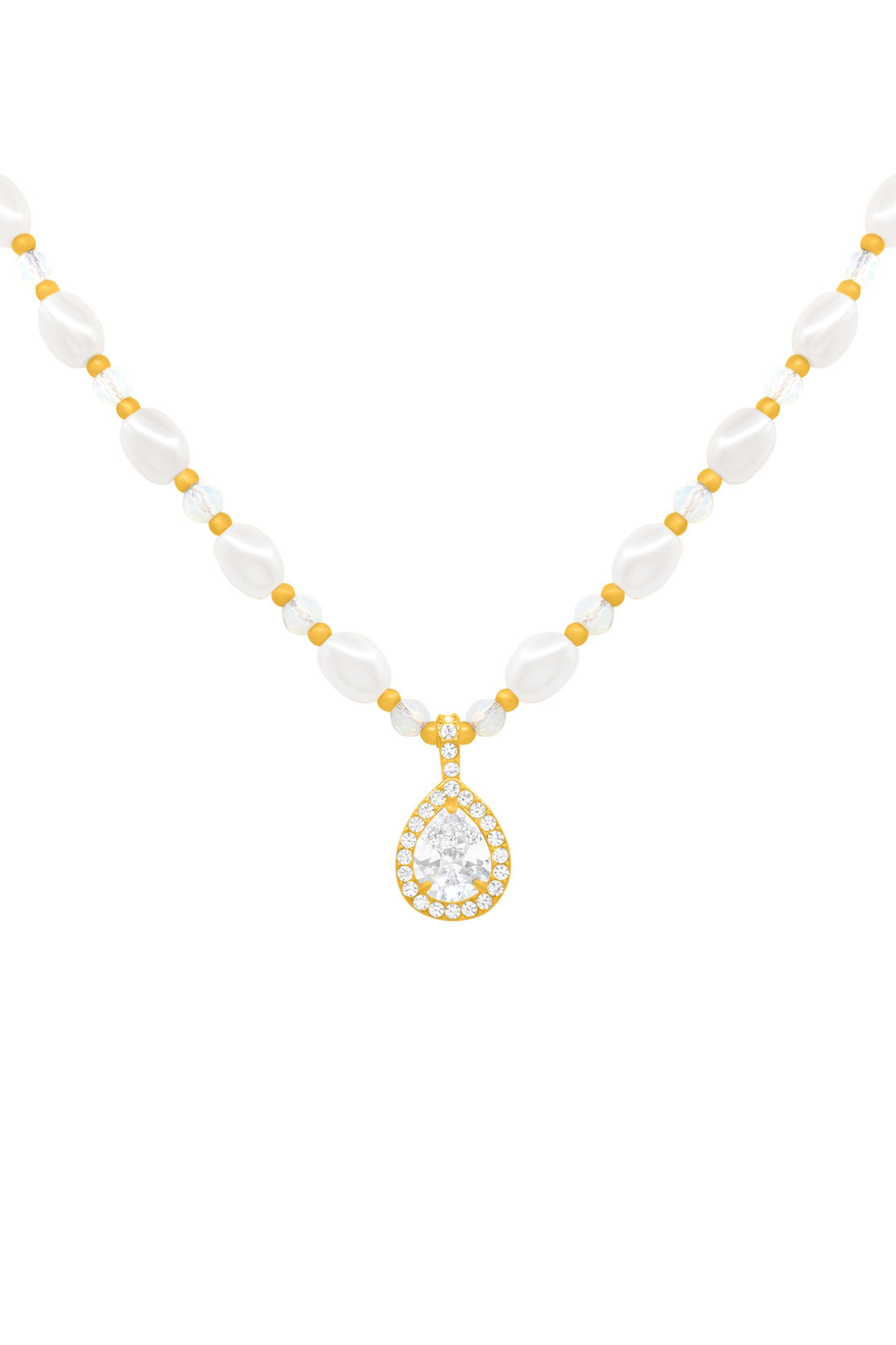 Ivory Grace Perla Beaded Necklace