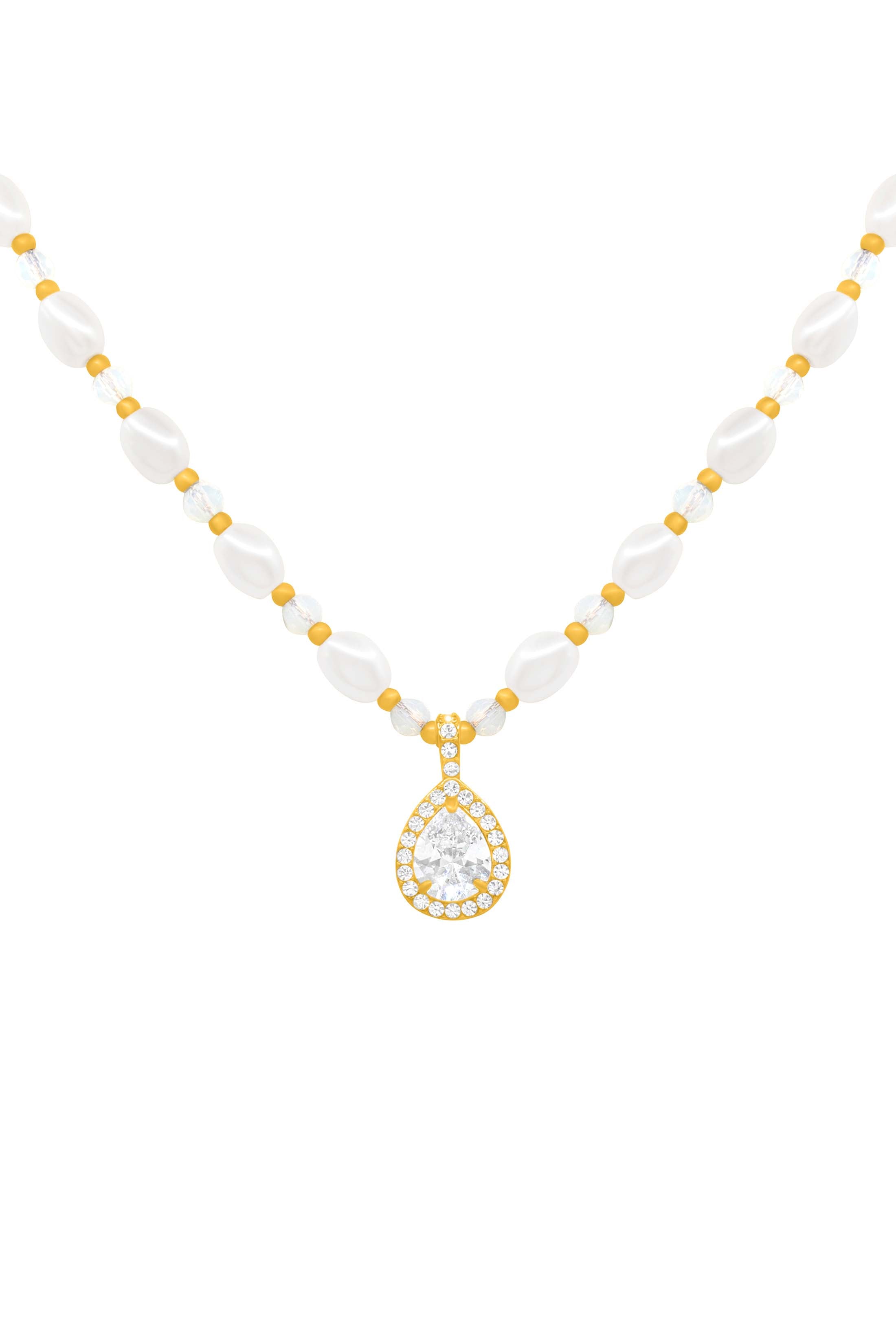 Ivory Grace Perla Beaded Necklace