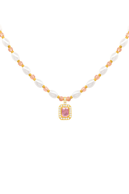 Rosalie Perla Beaded Necklace