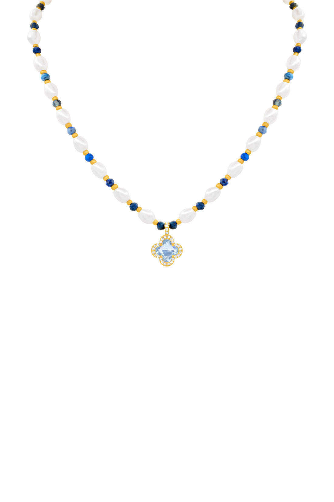 Azzurra Perla Beaded Necklace