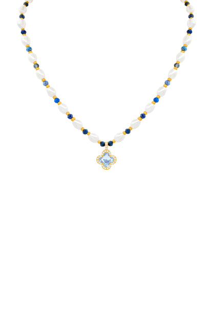 Azzurra Perla Beaded Necklace