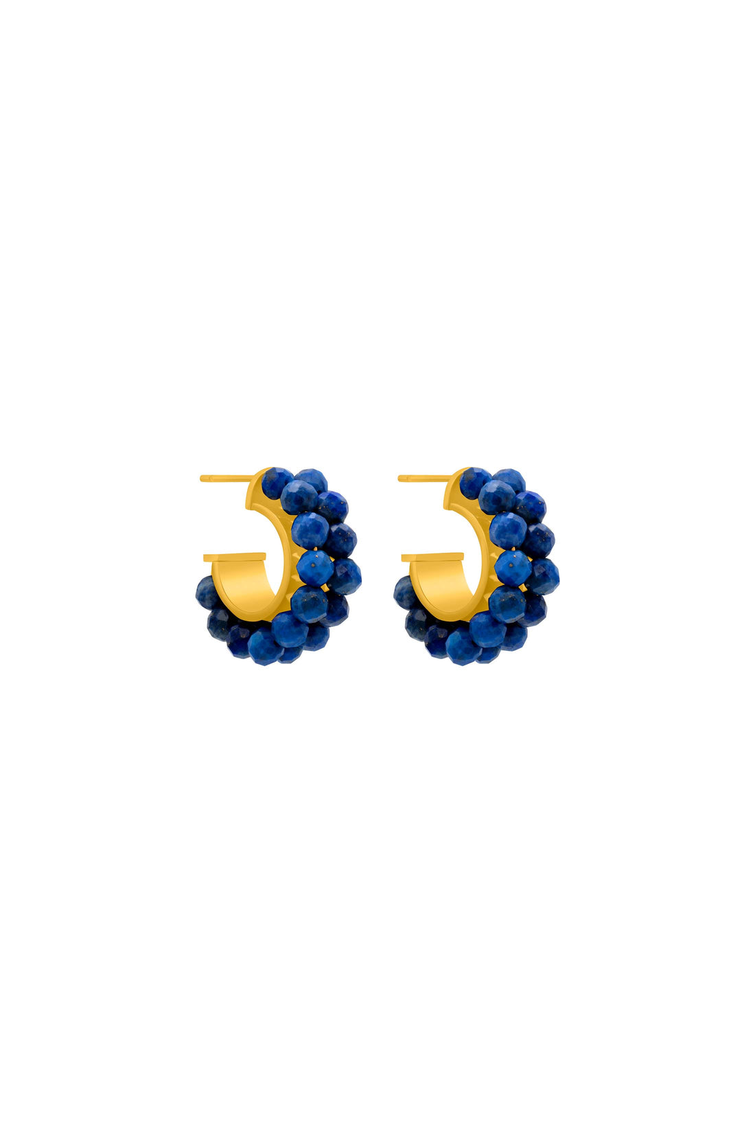 Azzurra Beaded Hoop Earring Set