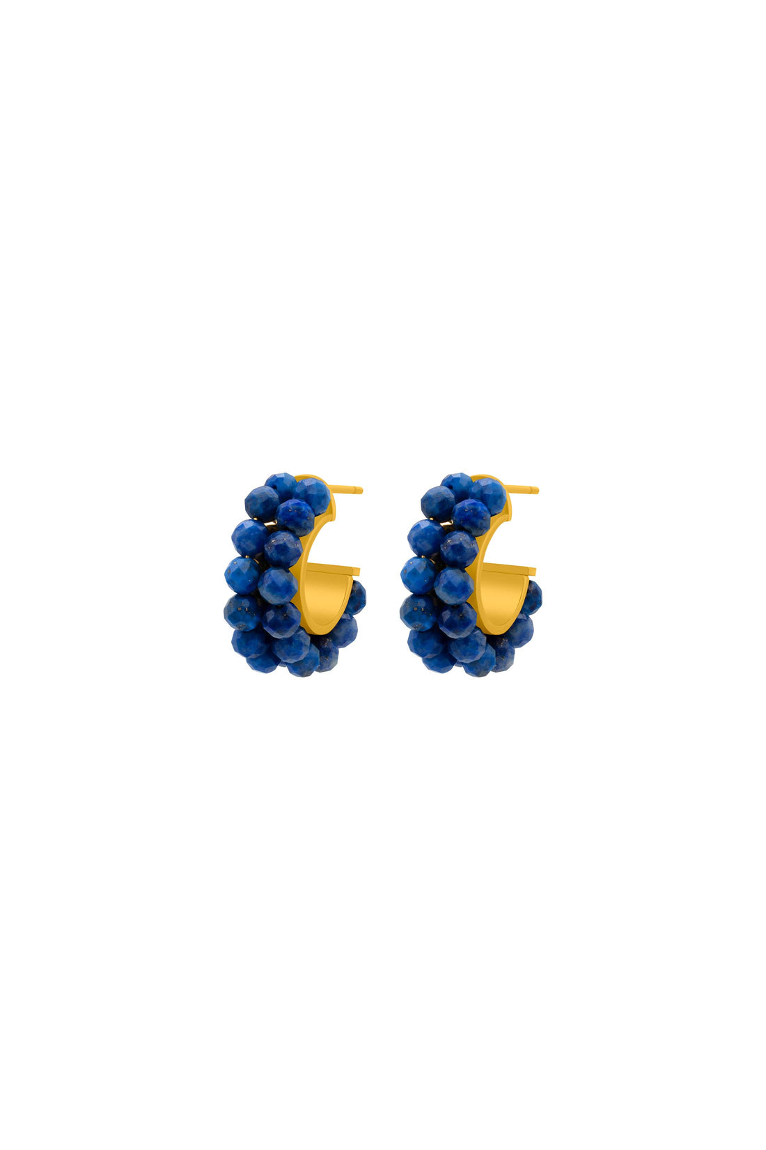 Azzurra Beaded Hoop Earring Set