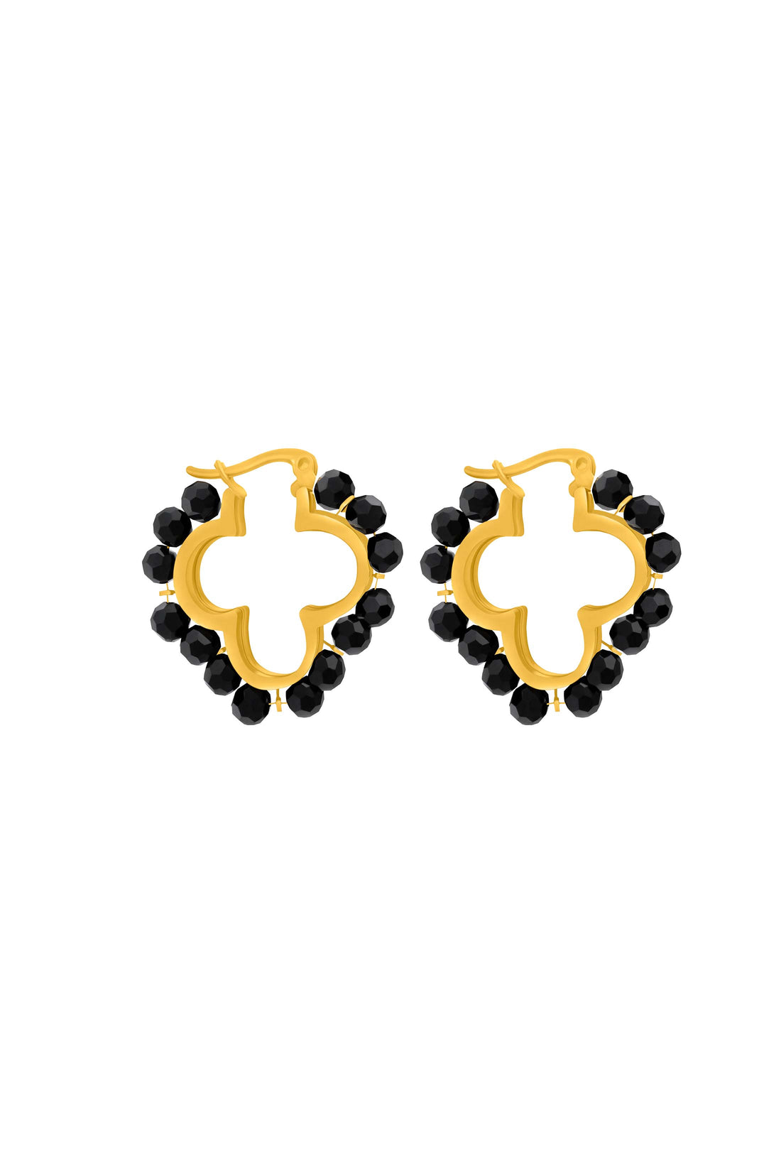Nerina Beaded Hoop Earring Set