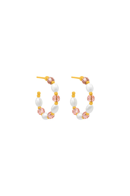 Rosalie Perla Hoops &amp; Bracelet Gift Set