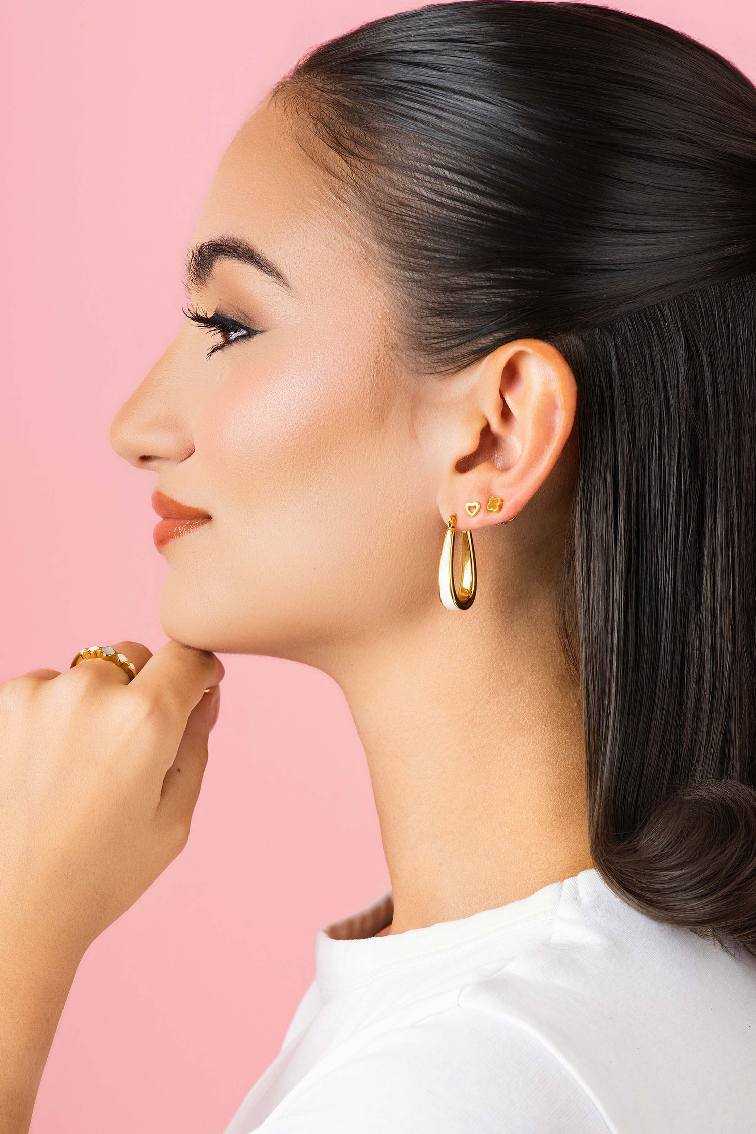 Santina Hoop Earring Set