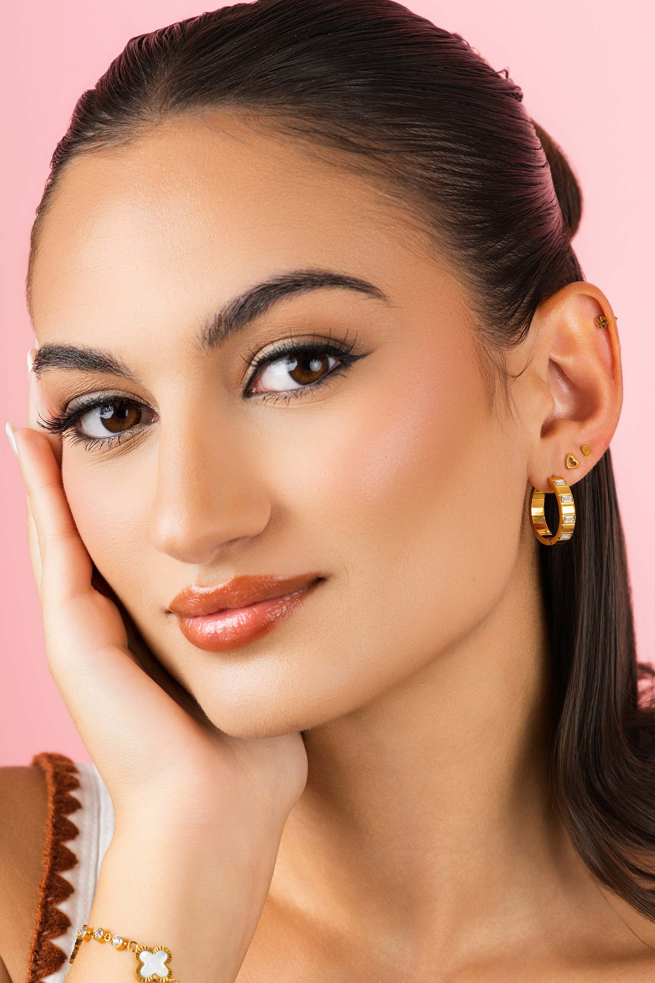 Amara Hoop Earring Set