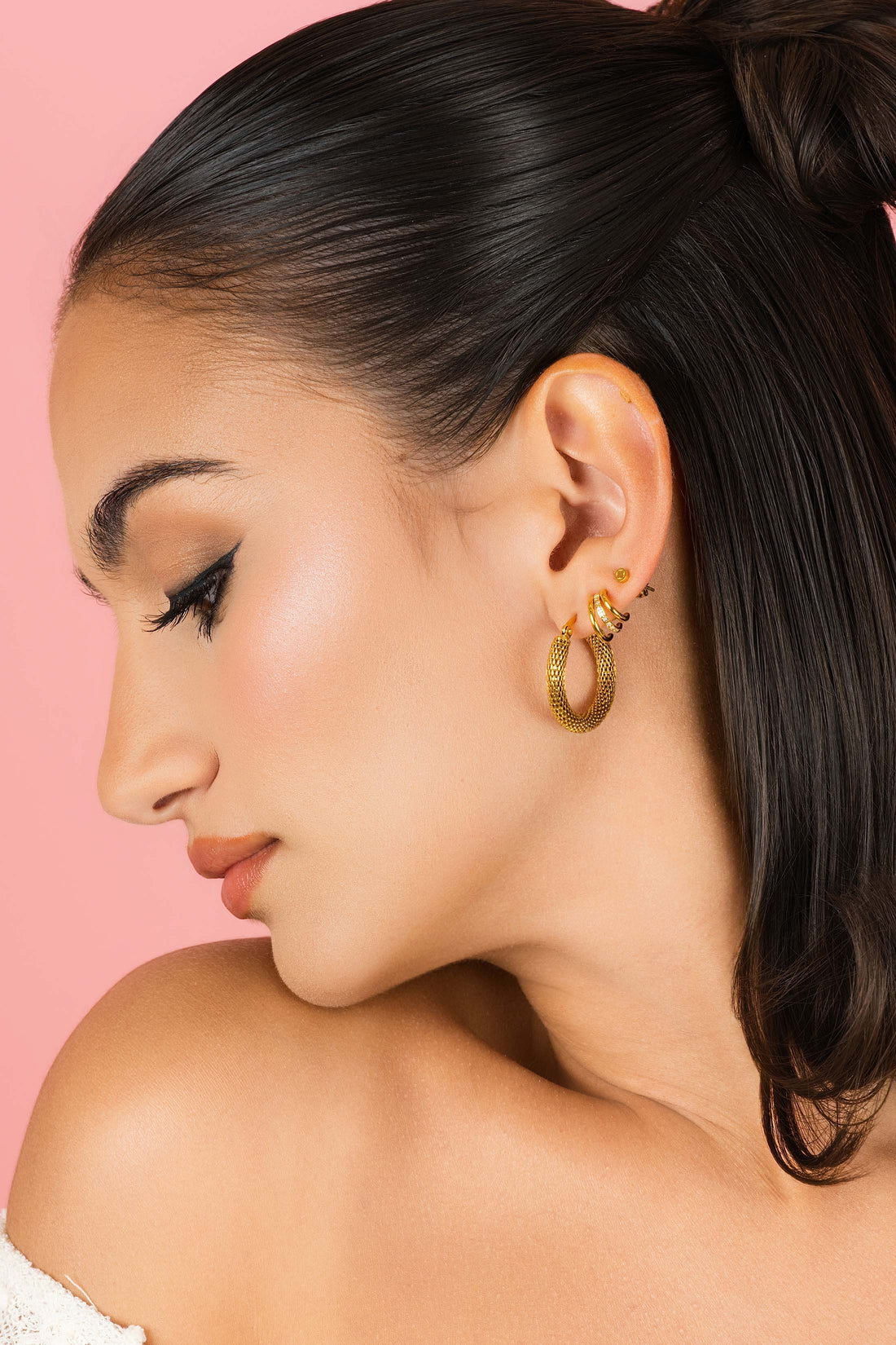 Florence Hoop Earring Set