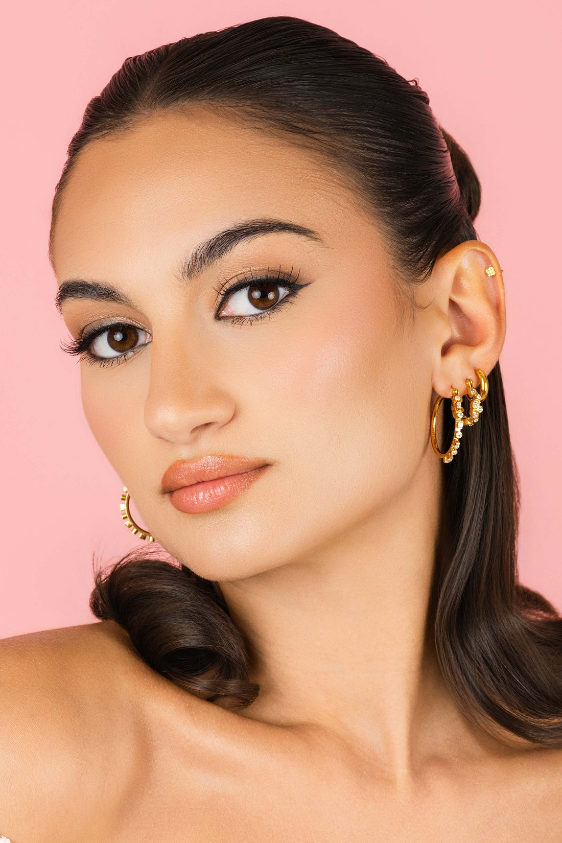 Alessia Hoop Earring Set