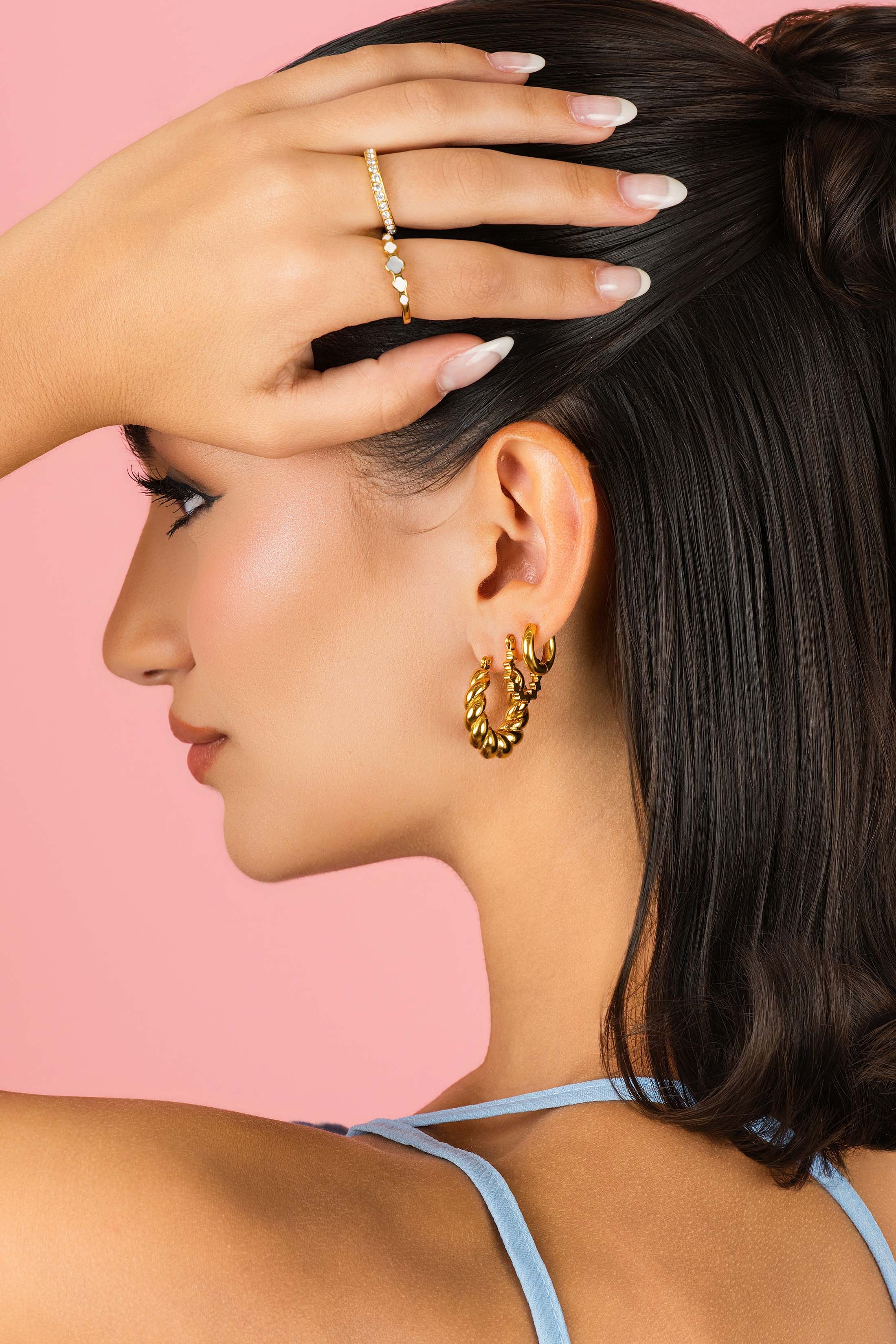 Mia Hoop Earring Set