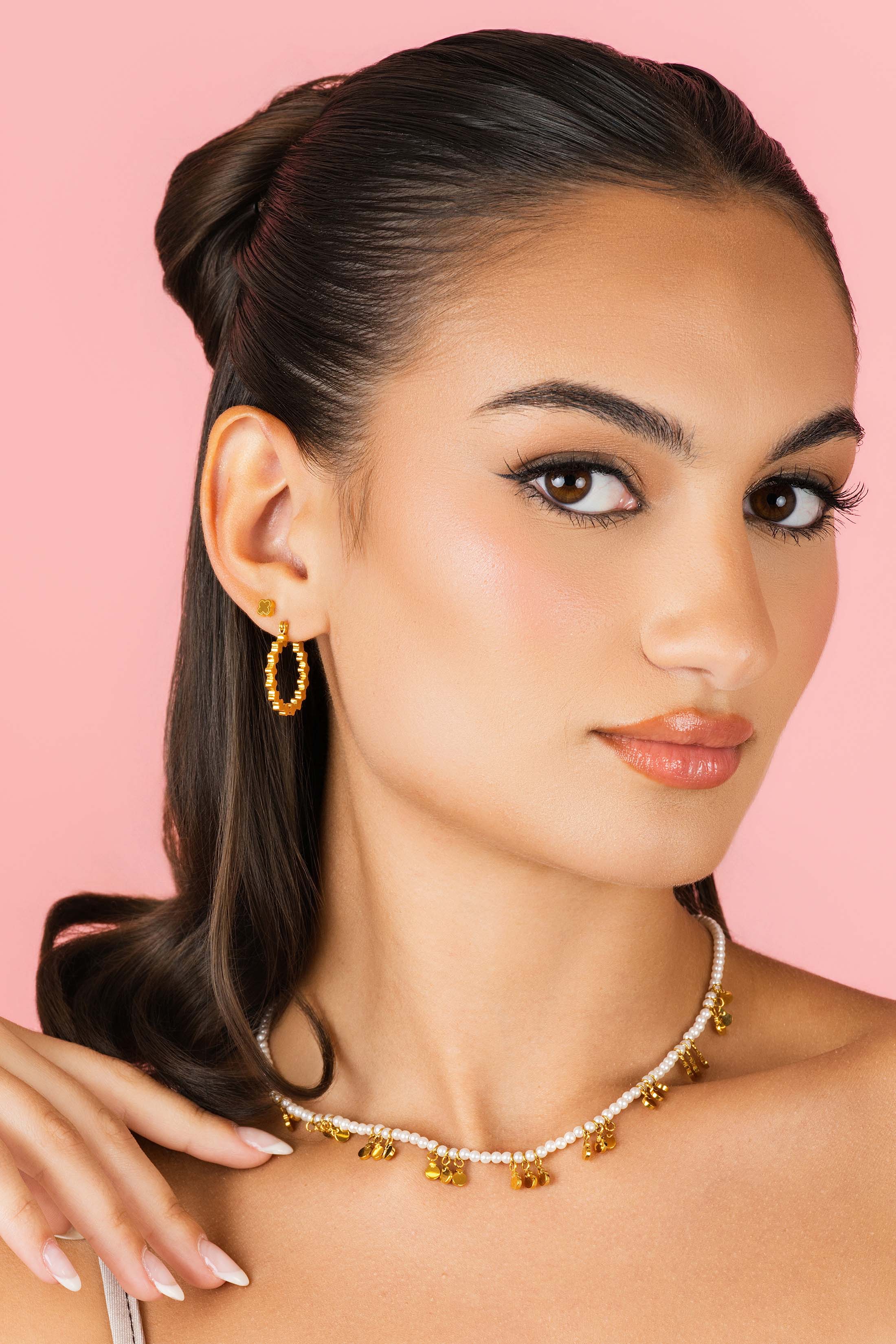 Mia Hoop Earring Set