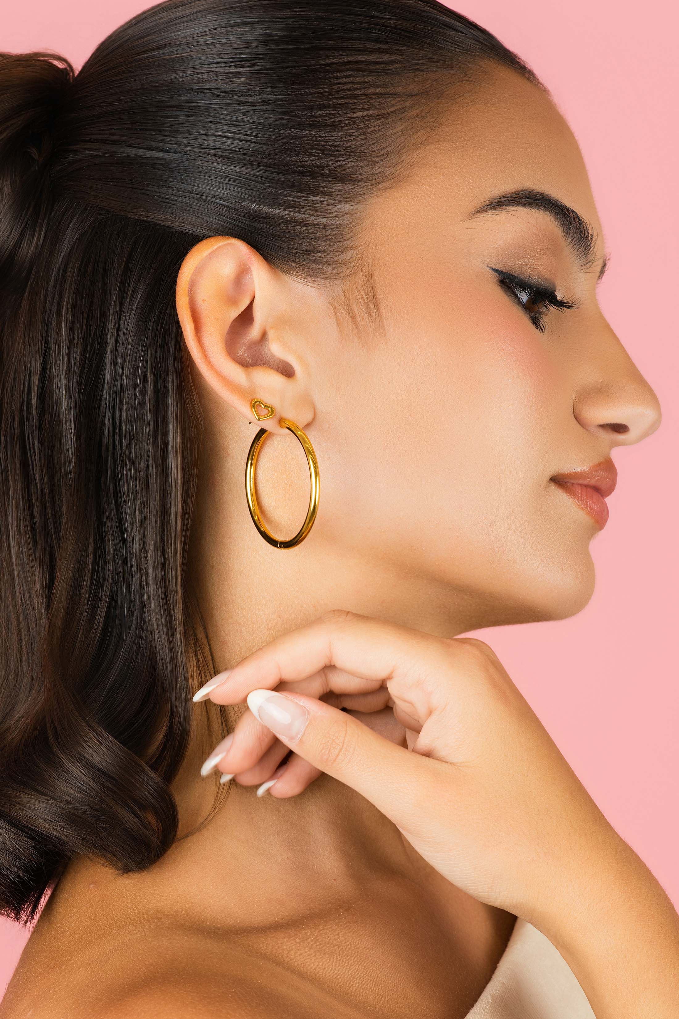 Ġuljana Hoop Earring Set