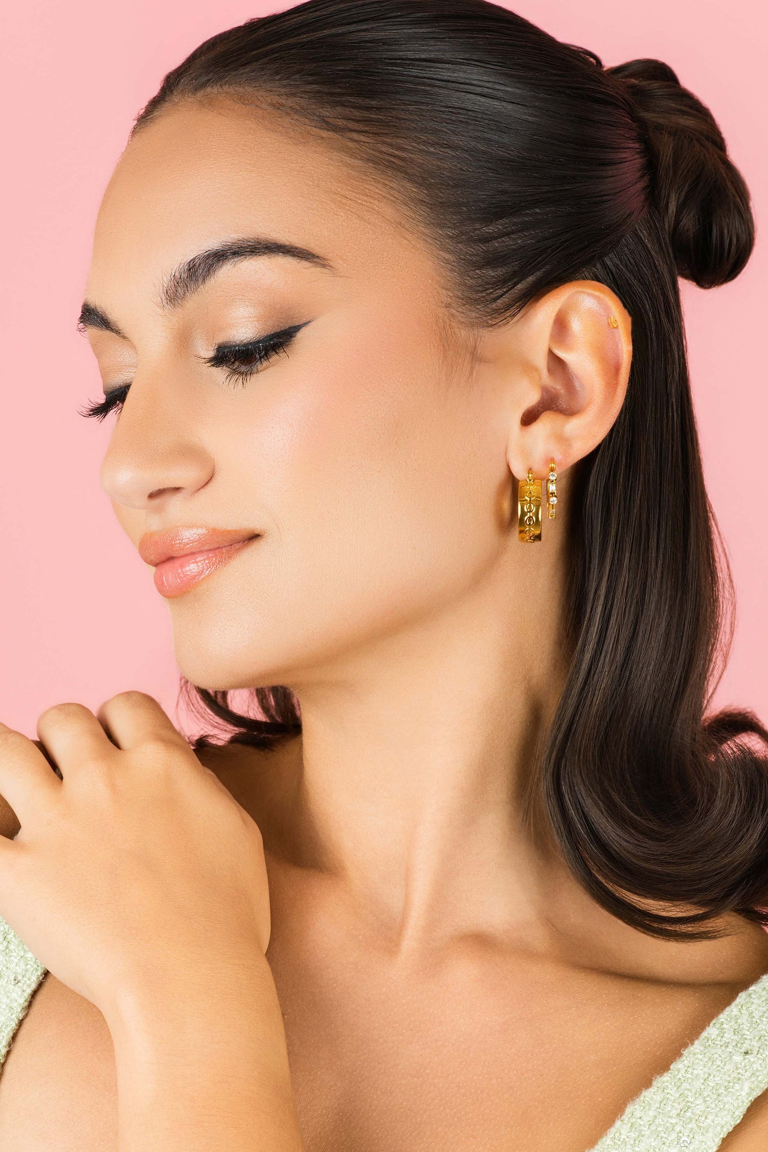 Alessia Hoop Earring Set