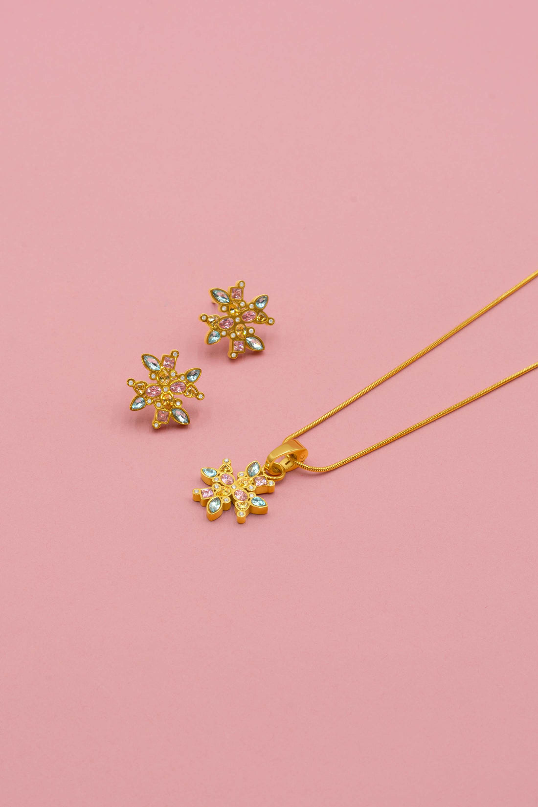 Maltese Cross Regalia Petite Stud Earring Set &amp; Necklace Gift Set