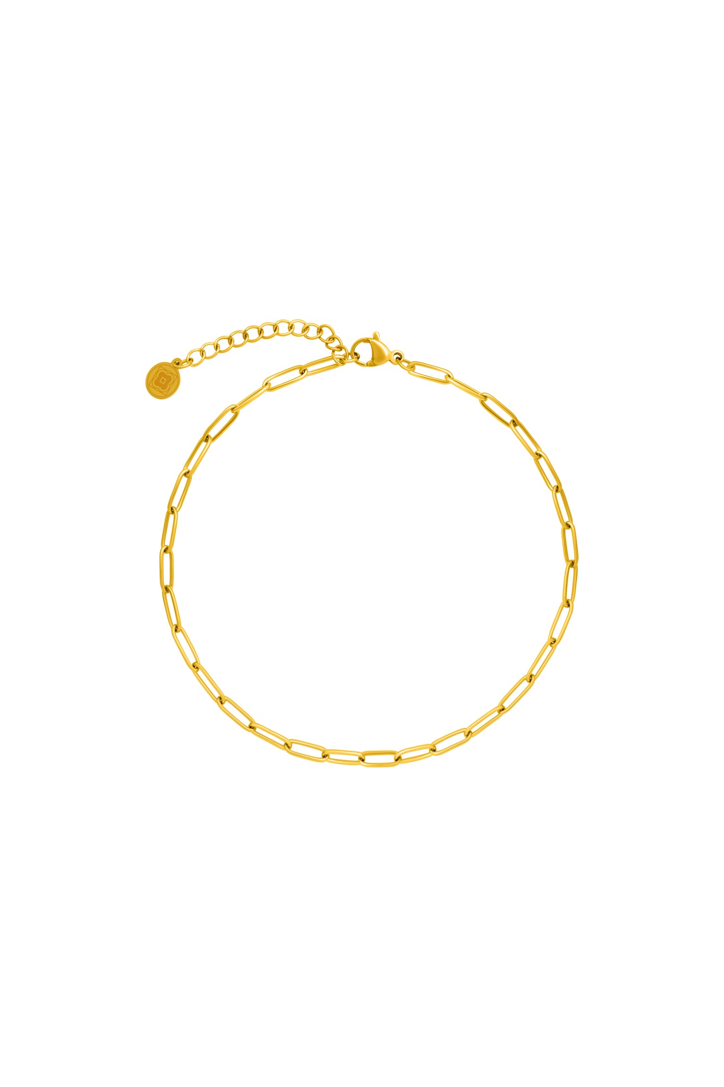 Rectangle Link Anklet