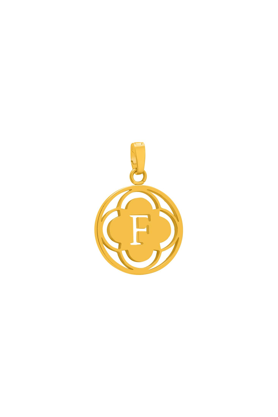 &quot;F&quot; Carisma Logo Letter Pendant