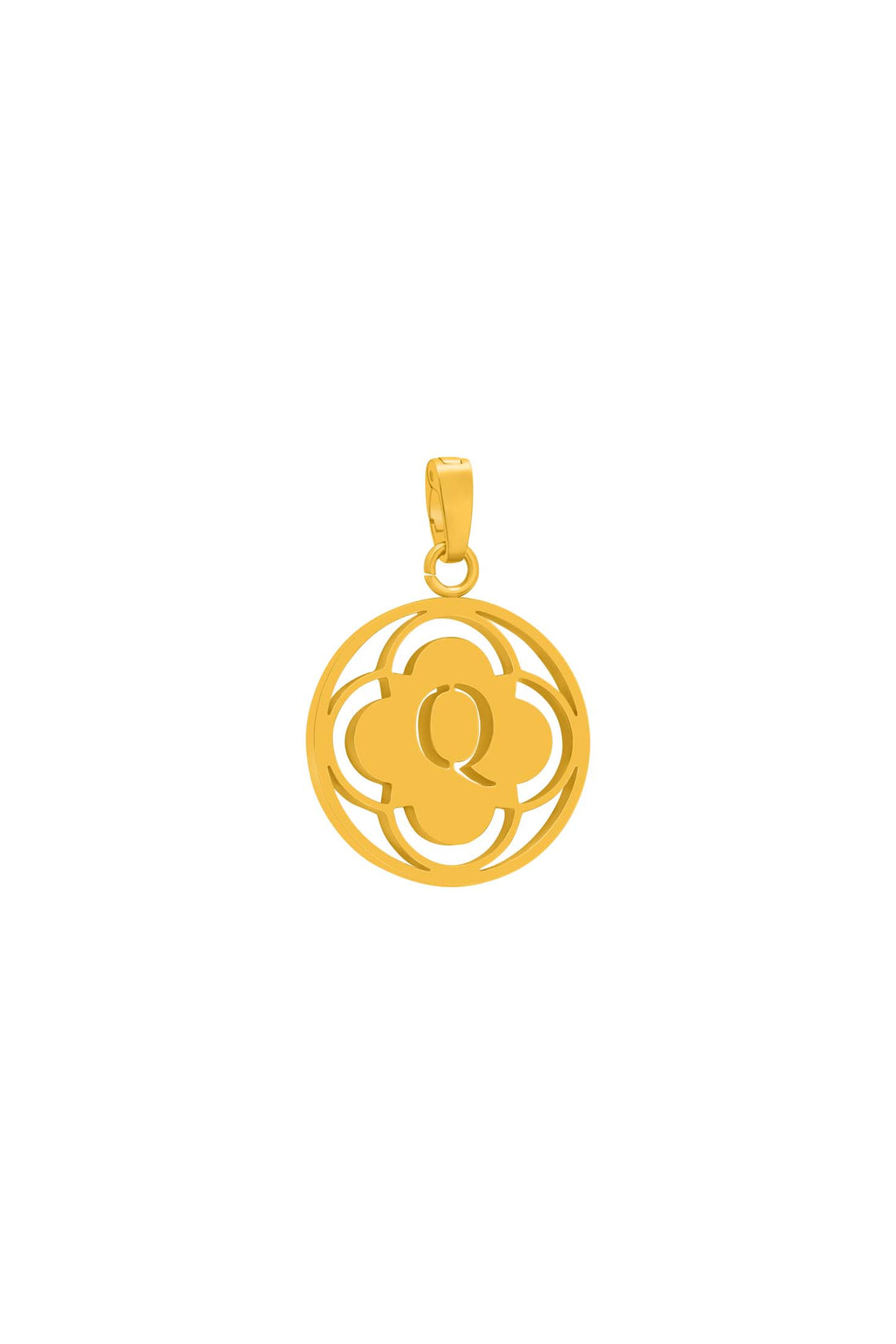 &quot;Q&quot; Carisma Logo Letter Pendant