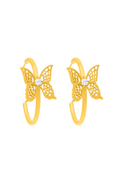 Farfett tal-Fejġel Hoop Earring Set