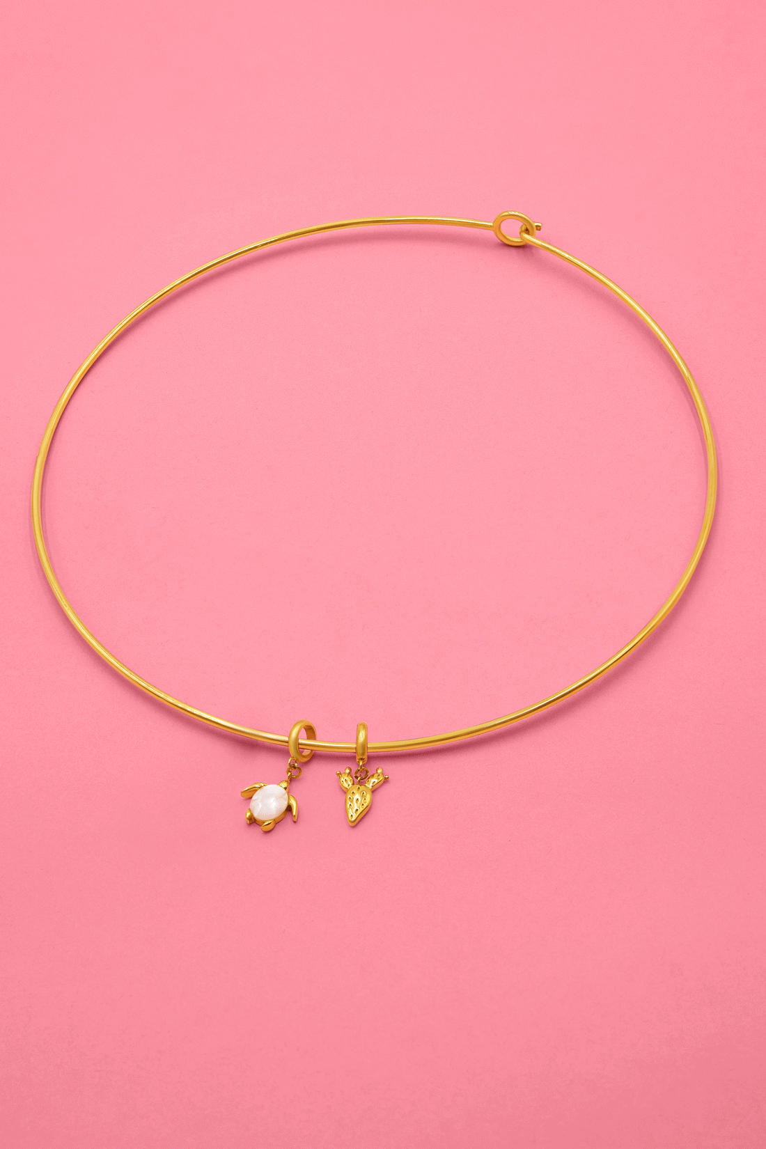 Cuff Necklace - Double Cuff Charm Gift Set