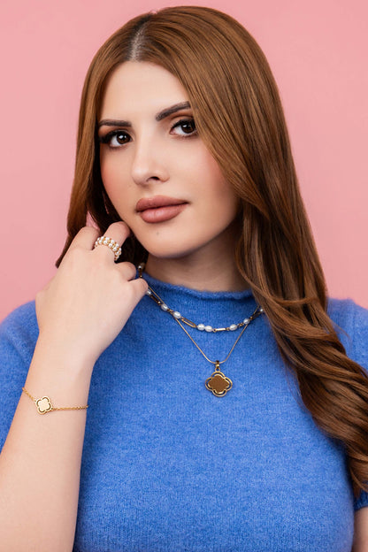 Freshwater Pearl Link Chain Necklace