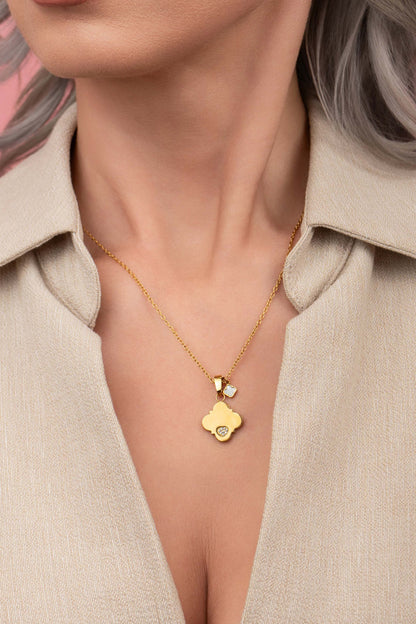 Carisma Heart Engravable Emblem Necklace