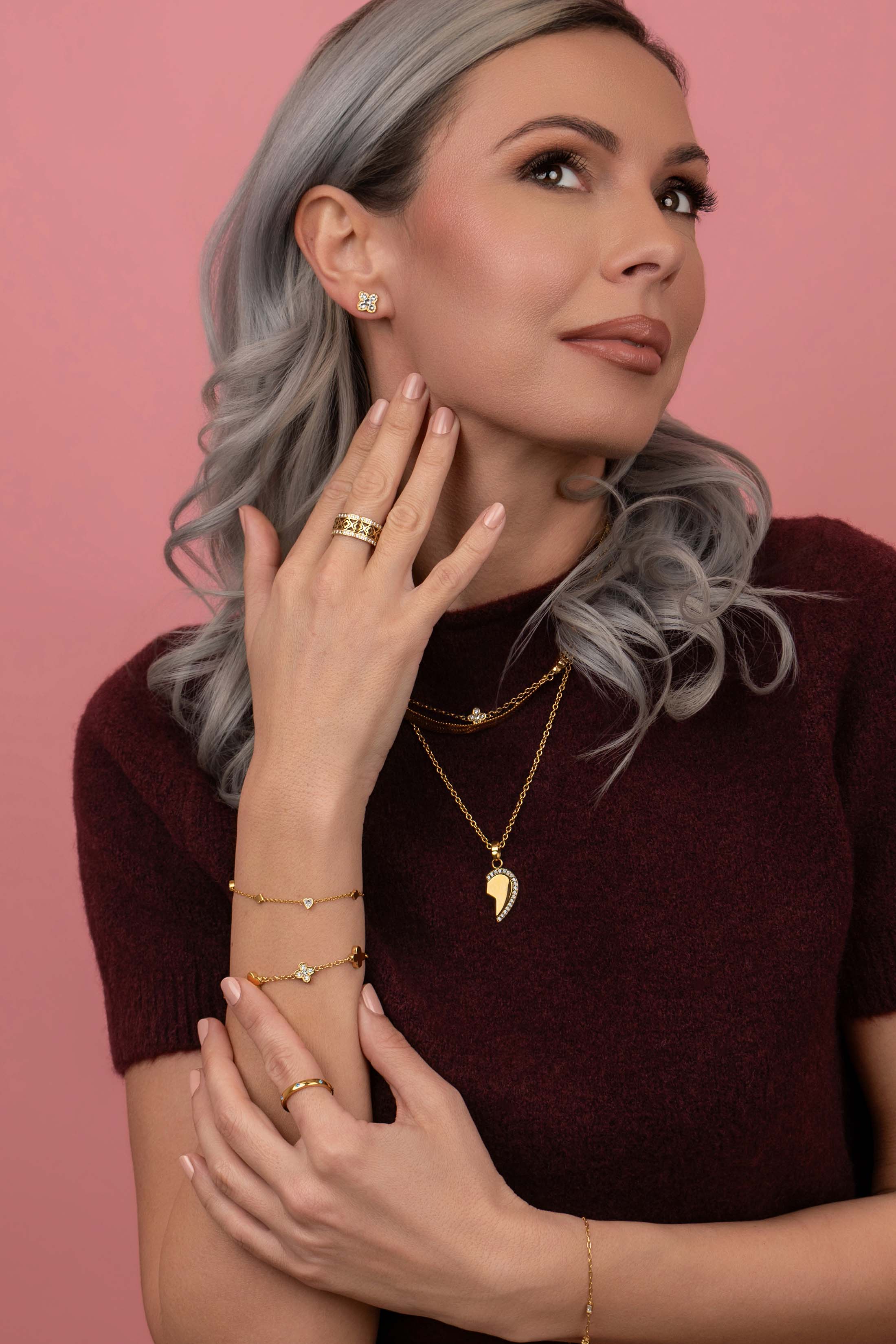 Together Apart Engravable Heart - Right Pendant