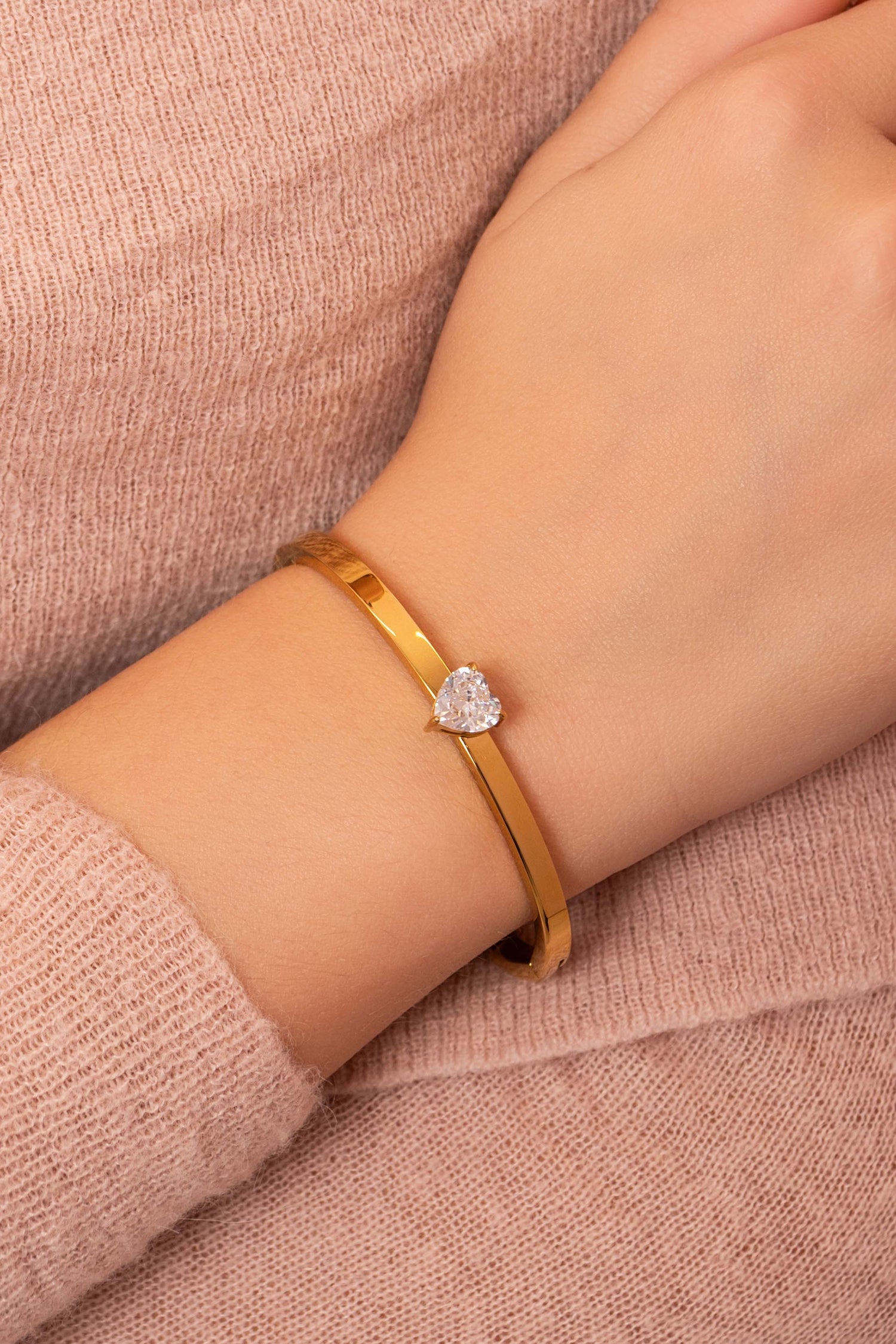 Qalbi Crystal Ring &amp; Bangle Gift Set