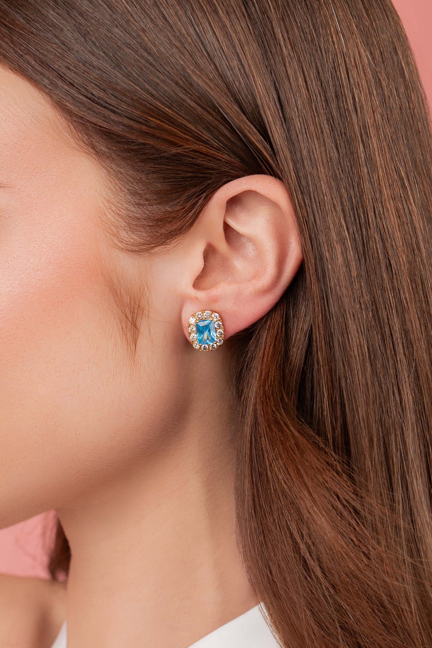 Pimpernell Blu Alba Stud Earring Set