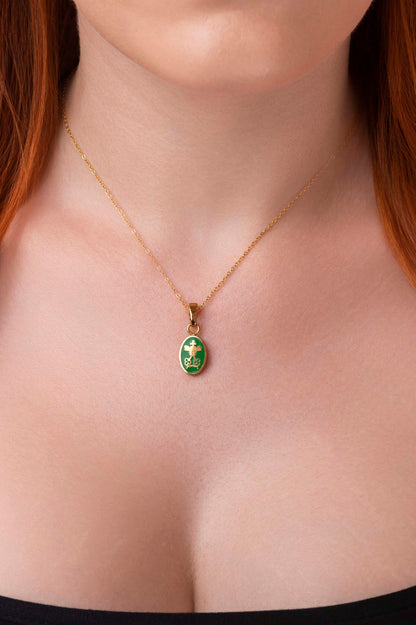 San Pietru Green Pendant