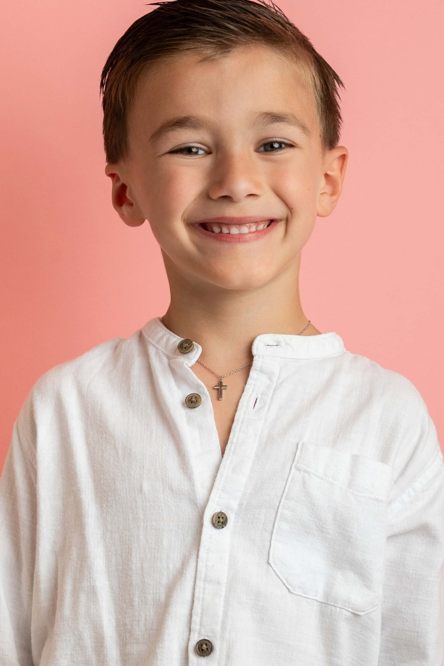 Cross Silver Necklace &amp; Bracelet Gift Set