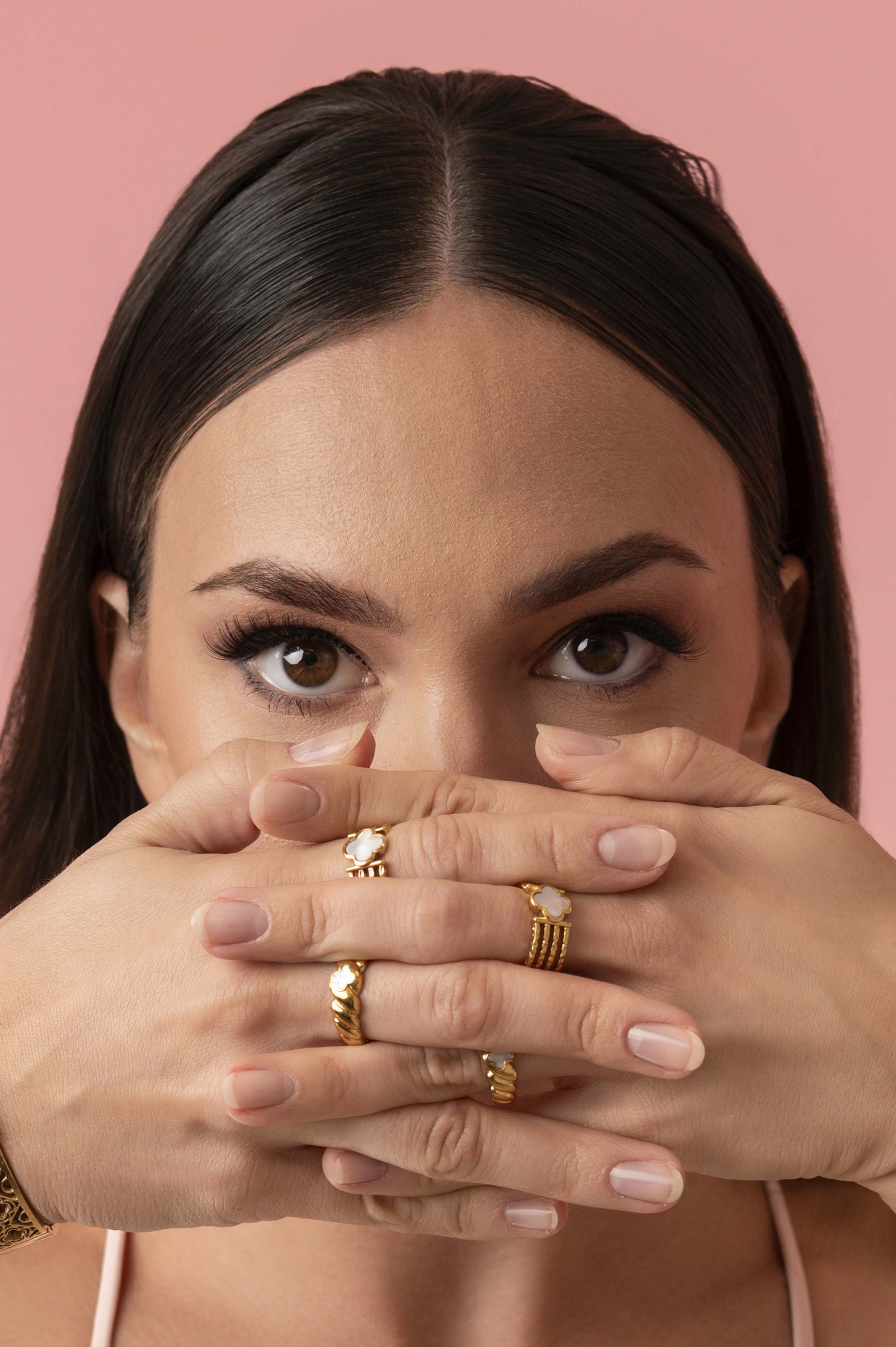 Ivory Croissant Ring