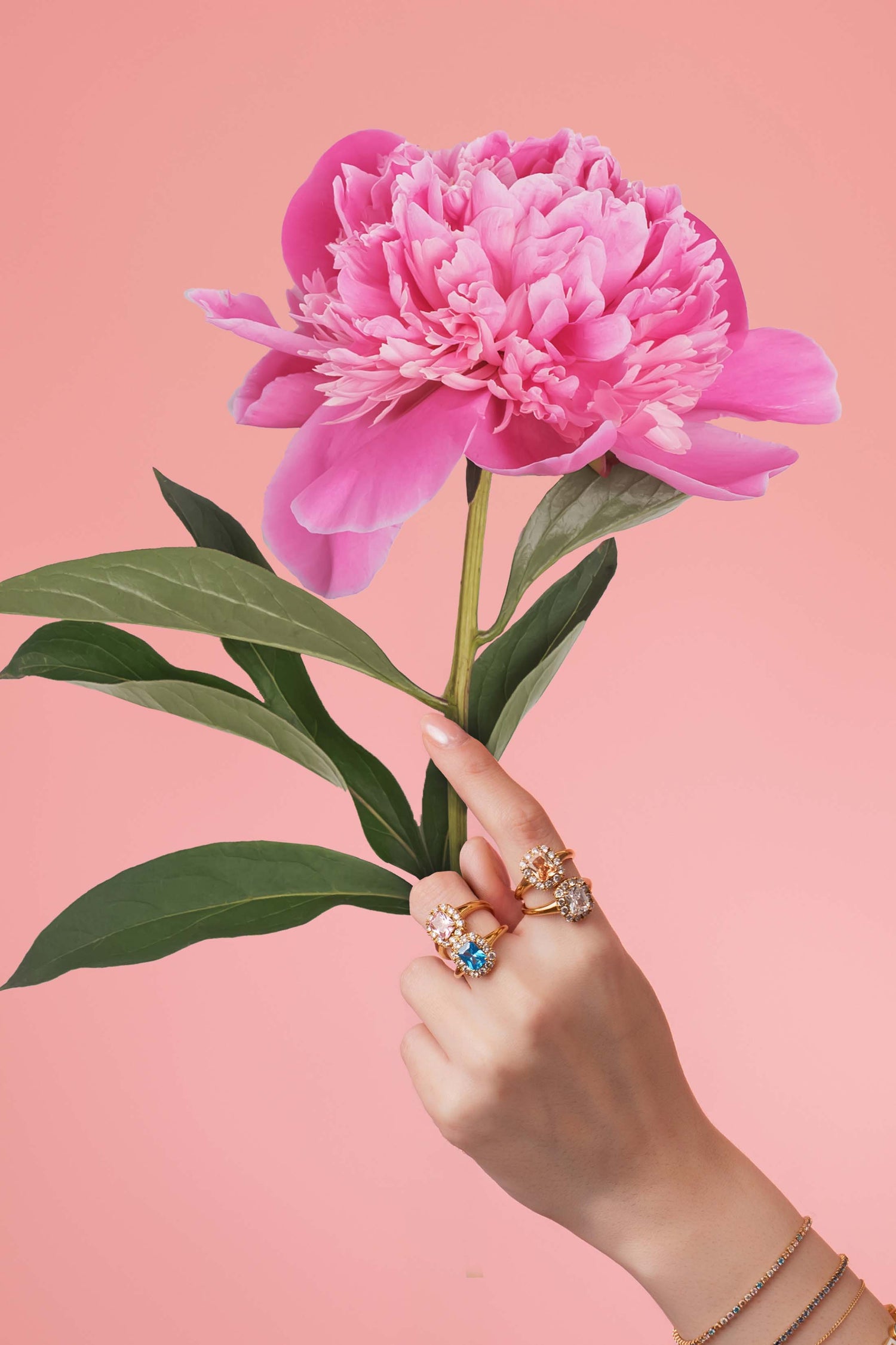 Pimpernell Blu Alba Ring