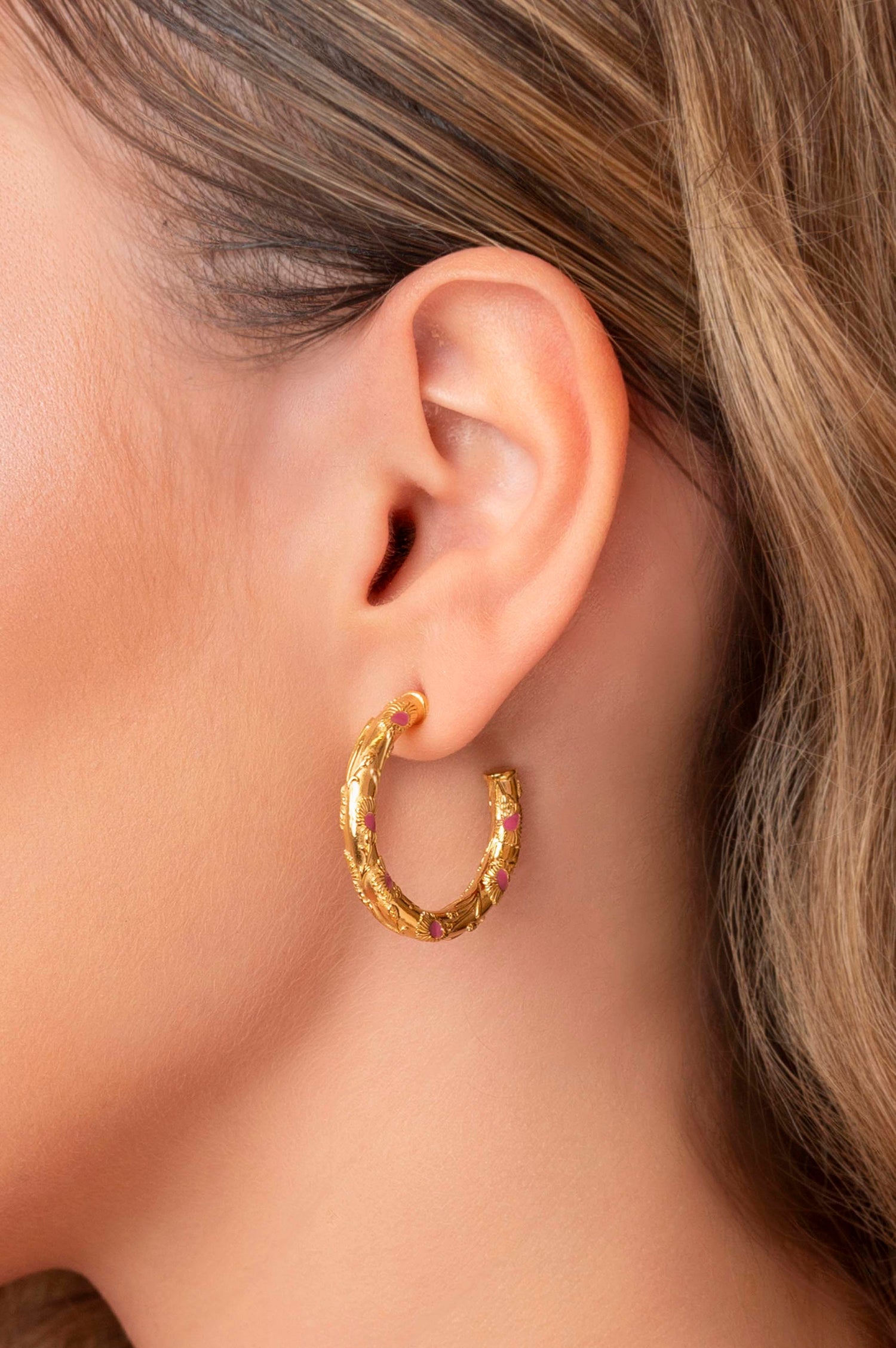 Widnet Il-Baħar Open Hoop Earring Set