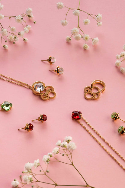 Nanna Stackable Pendant Birthstone Gift Set