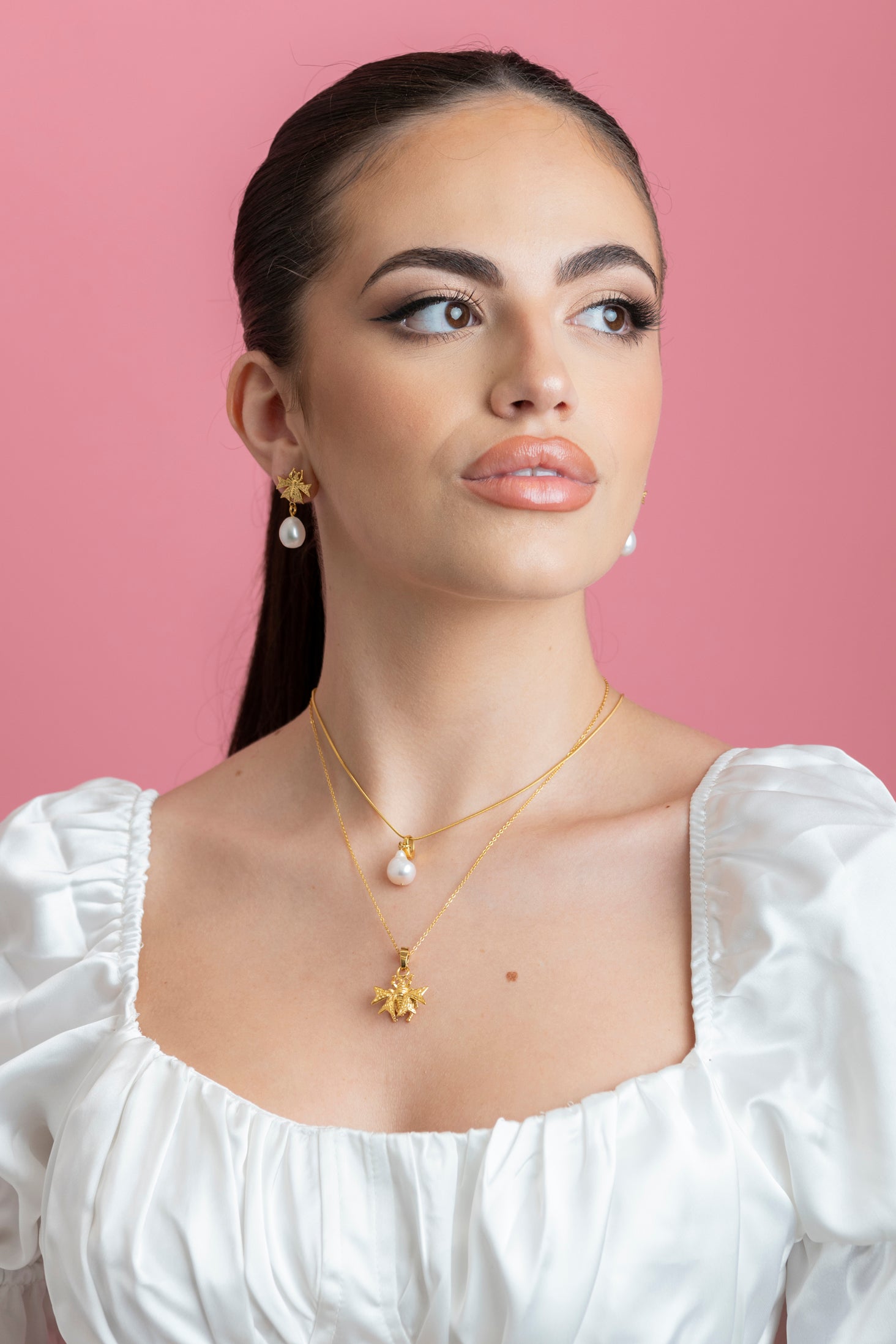 Reġina Perla Drop Earring Set