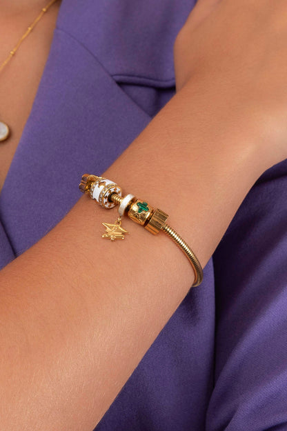 Carisma Graduation Token Charm Bracelet Gift Set