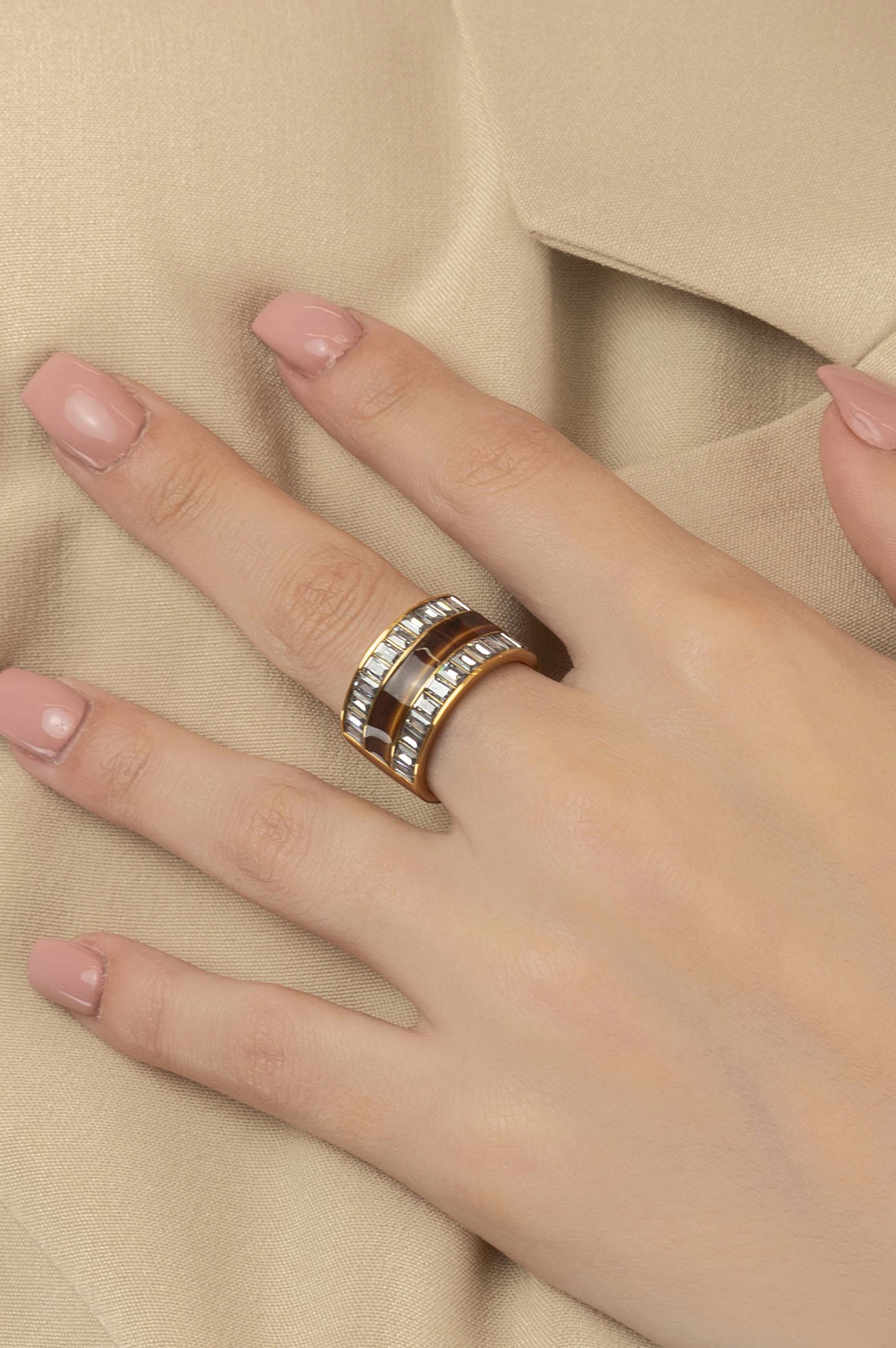 Faniello Tiger Eye Ring