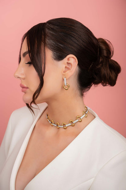 Nota Finali Hoop Earring Set