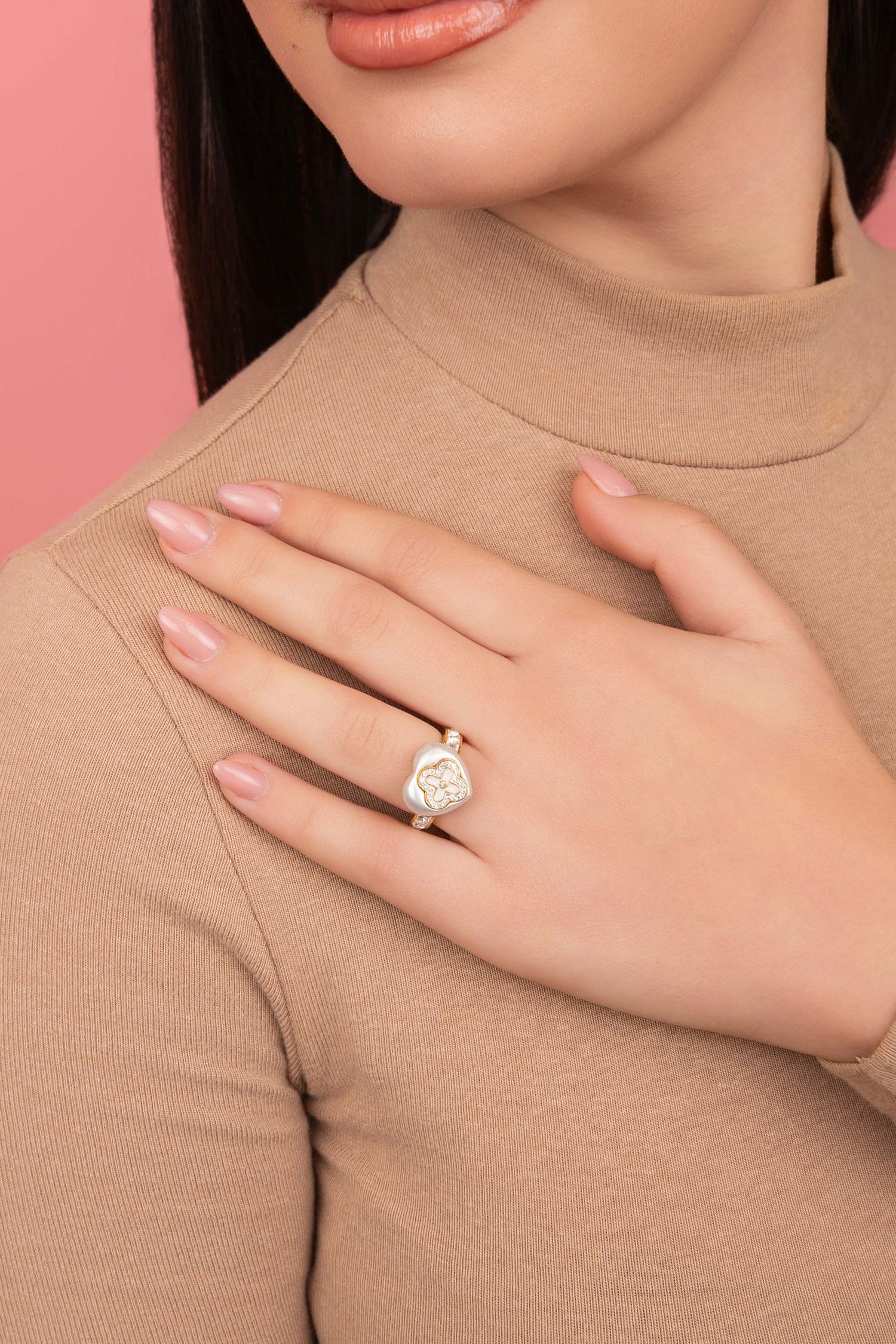 Camille Stud Earrings &amp; Ring Gift Set