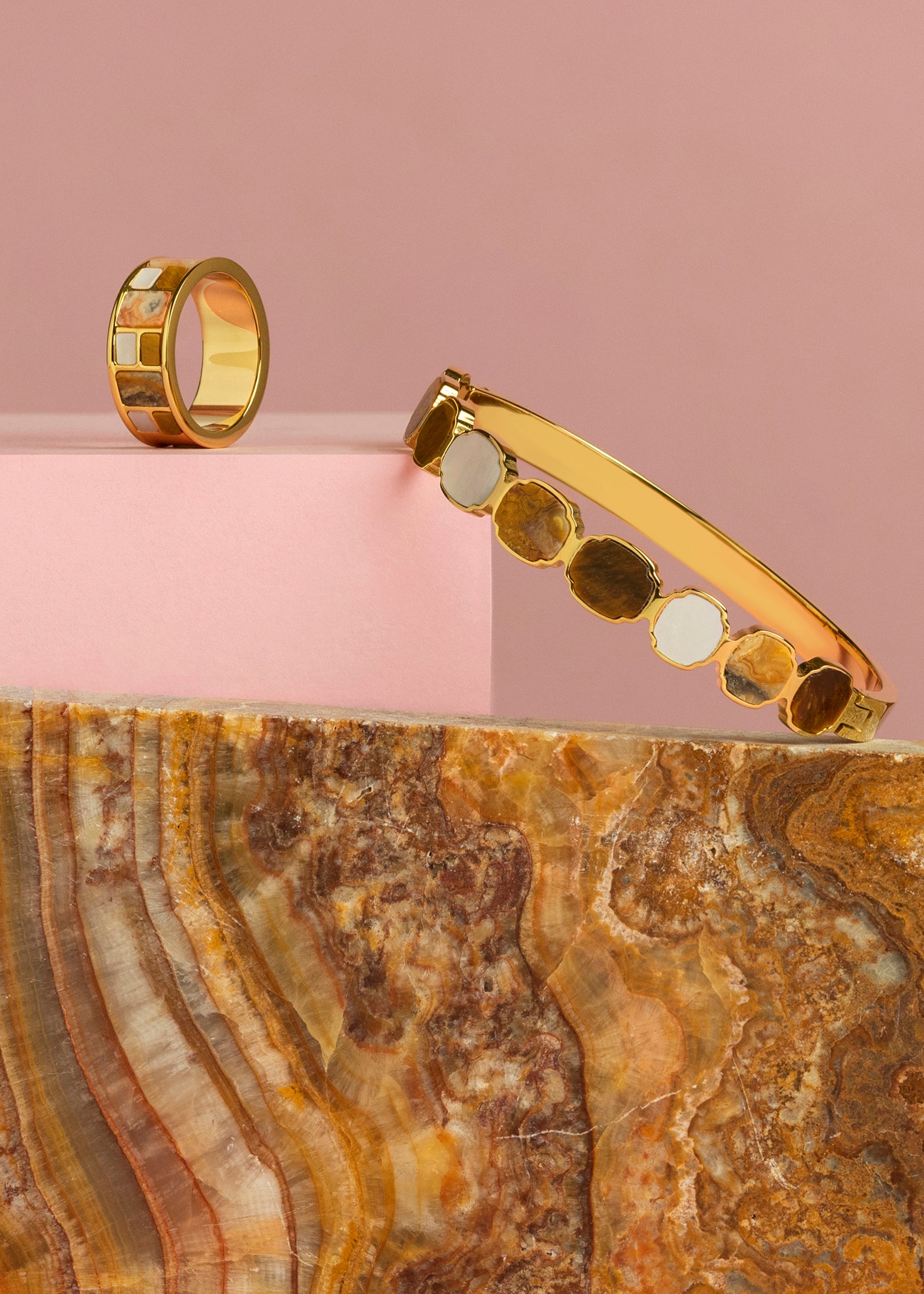 Romana Bangle &amp; Ring Gift Set