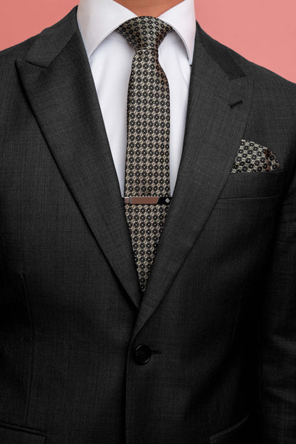 Carisma Black Signature Tie &amp; Pocket Square &amp; Oliver&