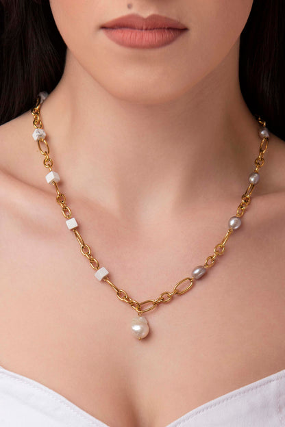 Link Perla Chain Necklace