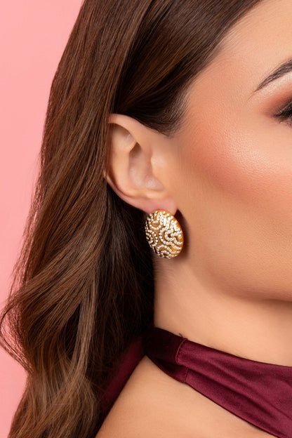 Gemset Glow Stud Earring Set