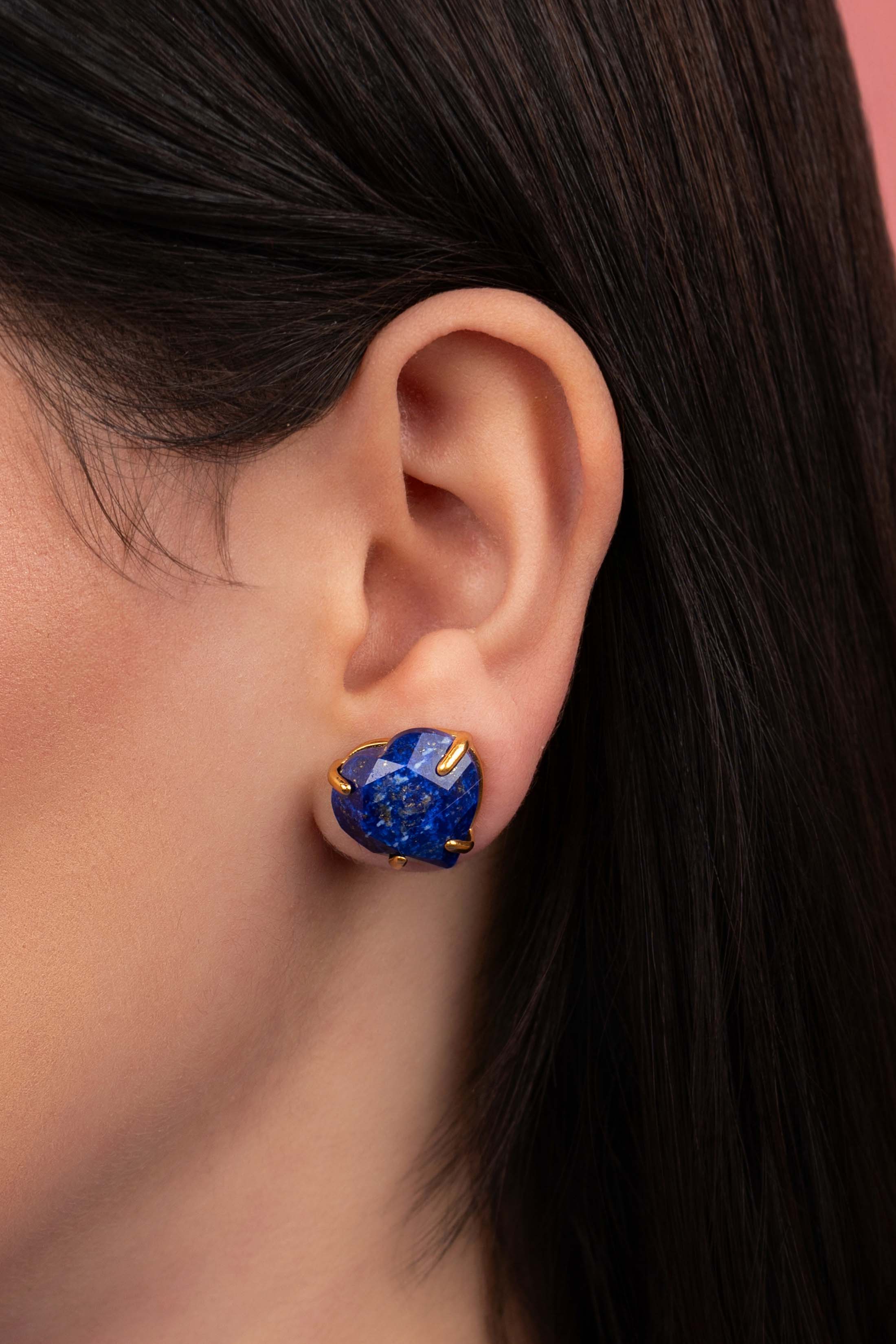 Stone Station Qalbi Stud Earring Set