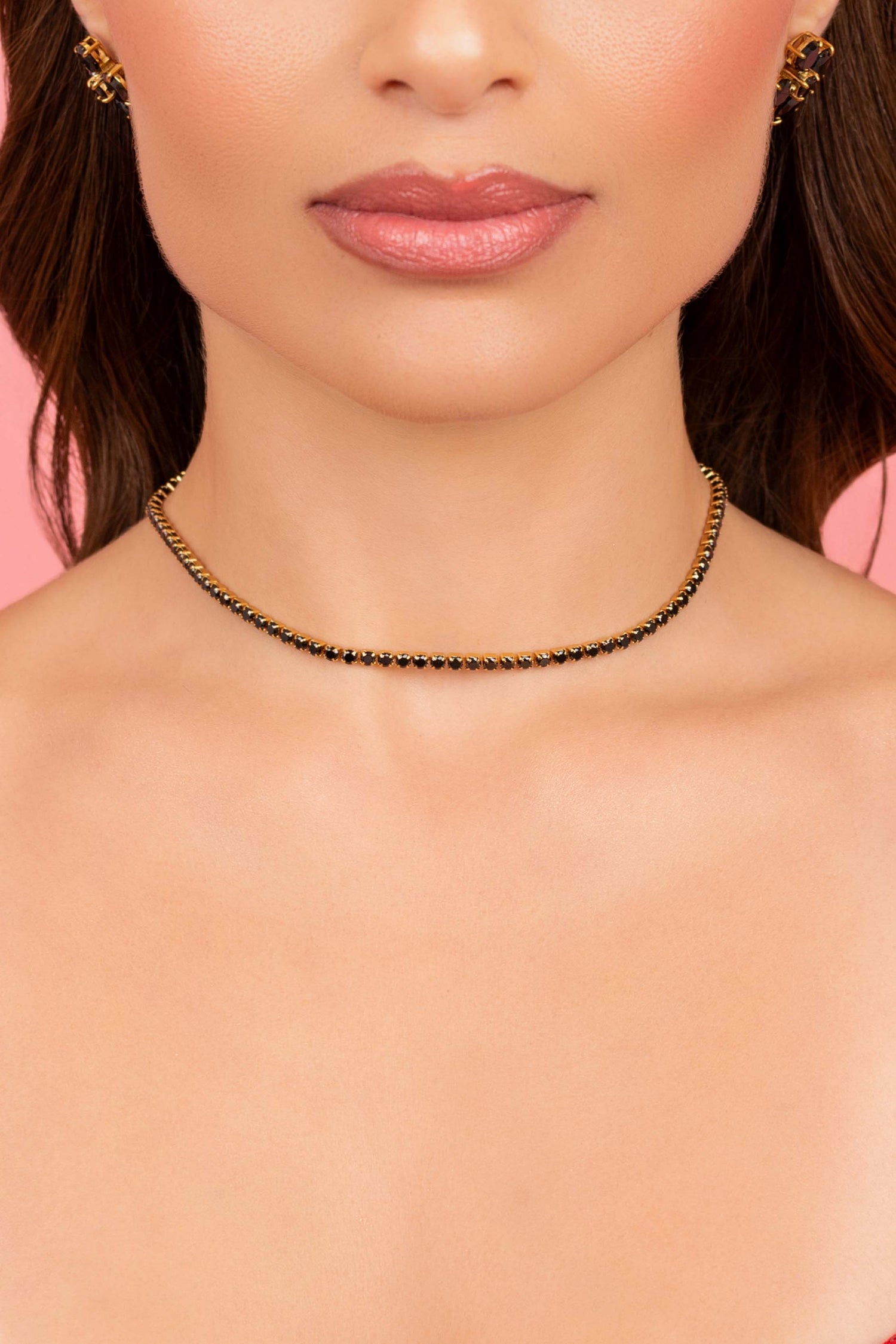 Tnabbret Petals Tennis Choker