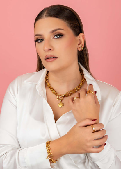 Carisma Triple Chain Bracelet &amp; Necklace Gift Set