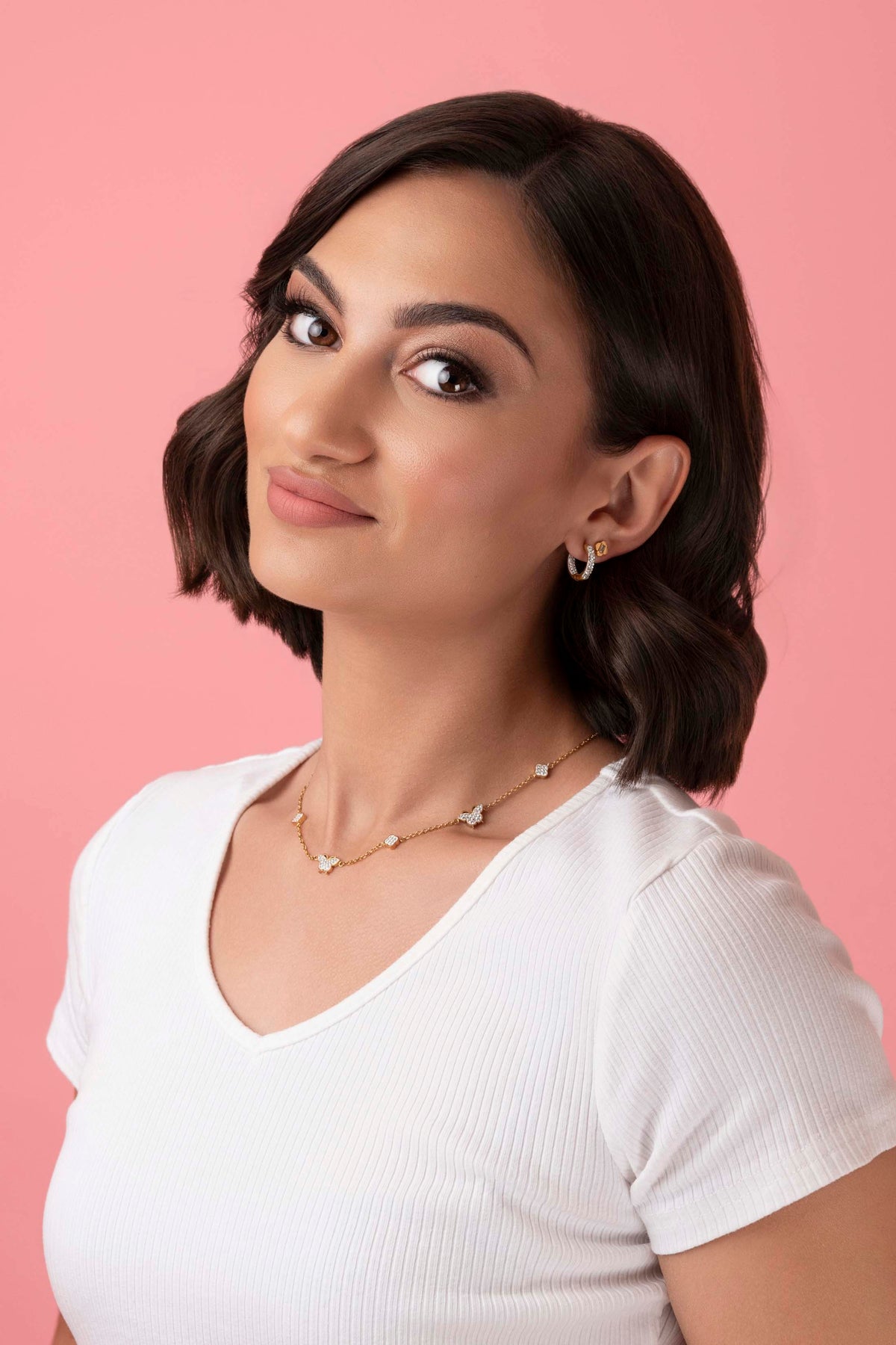 The Clear Zirconia Stud Earring Set